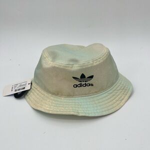 NWT Adidas Unisex Spray Print Bucket Hat Pastel Streetwear Y2K festival rave